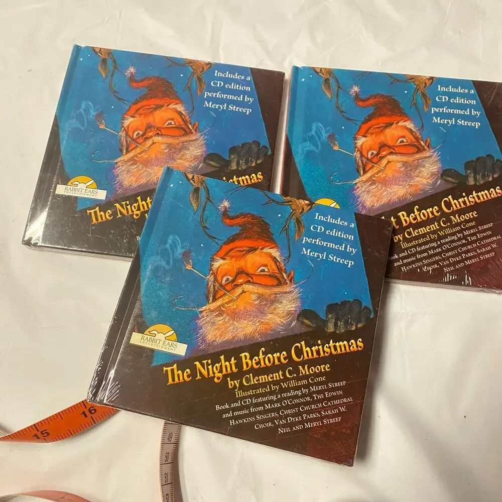 [NEW] The Night Before Christmas by Clement C. Moore (Hardcover, With Bonus CD)